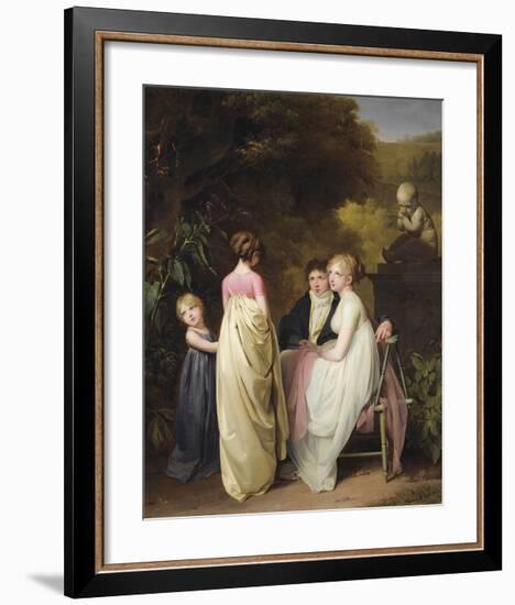 Conversation Dans Un Parc-Louis Leopold Boilly-Framed Premium Giclee Print