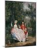 Conversation in a Park, Probably a Portrait of the Artist and His Wife, Margaret Burr, 1728-98-Thomas Gainsborough-Mounted Giclee Print