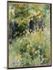 Conversation in a Rose Garden, 1876-Pierre-Auguste Renoir-Mounted Giclee Print