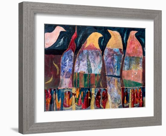 Conversation Piece-Margaret Coxall-Framed Giclee Print