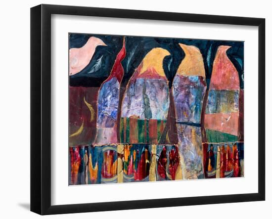 Conversation Piece-Margaret Coxall-Framed Giclee Print