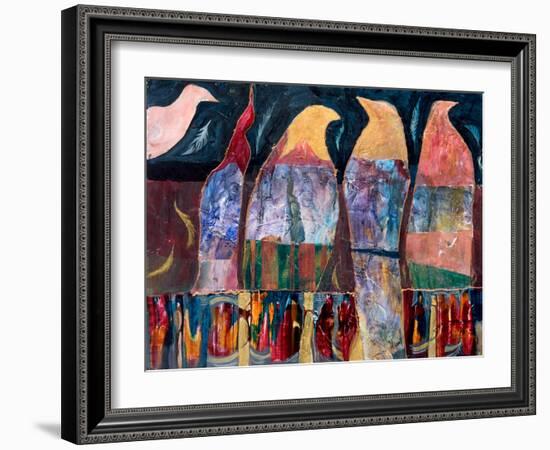 Conversation Piece-Margaret Coxall-Framed Giclee Print