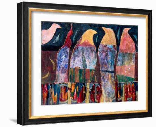 Conversation Piece-Margaret Coxall-Framed Giclee Print