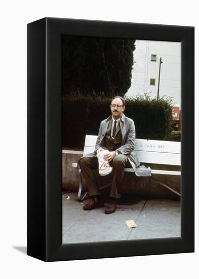 Conversation Secrete THE CONVERSATION by Francis Ford Coppola with Gene Hackman, 1974 (photo)-null-Framed Stretched Canvas