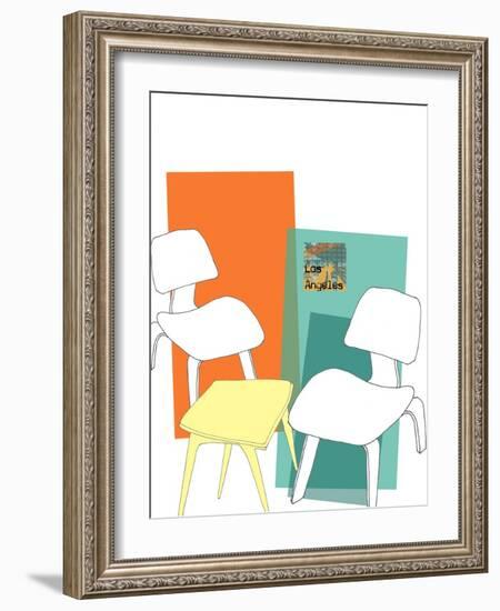 Conversation-Jan Weiss-Framed Art Print