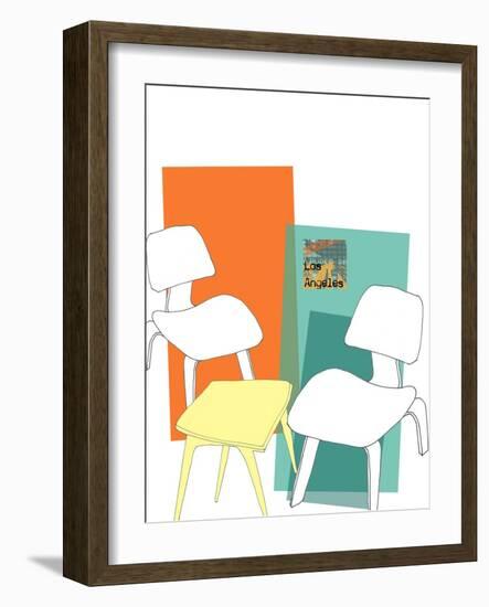 Conversation-Jan Weiss-Framed Art Print