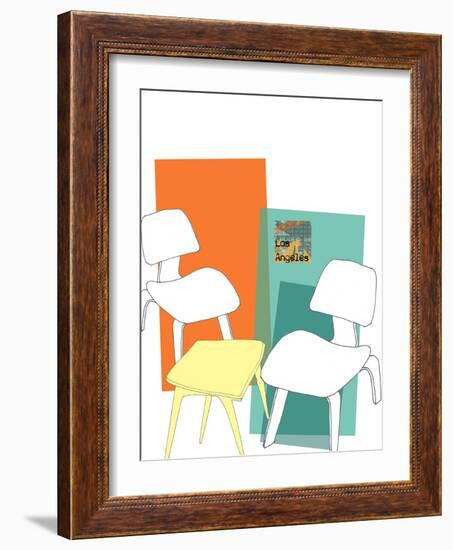 Conversation-Jan Weiss-Framed Art Print