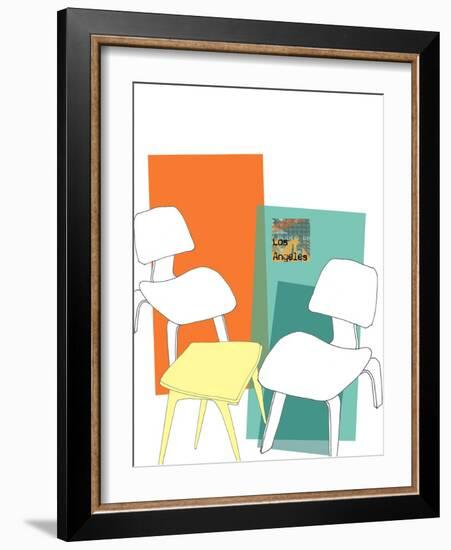 Conversation-Jan Weiss-Framed Art Print