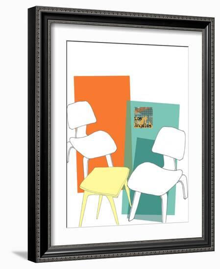 Conversation-Jan Weiss-Framed Art Print