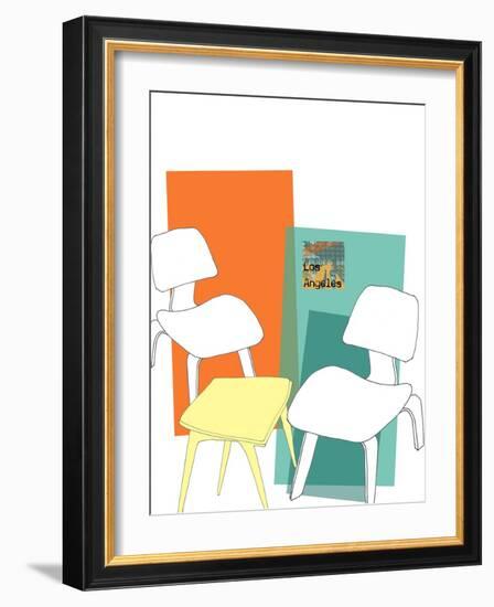 Conversation-Jan Weiss-Framed Art Print