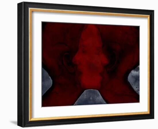 Conversation-Graham Dean-Framed Giclee Print