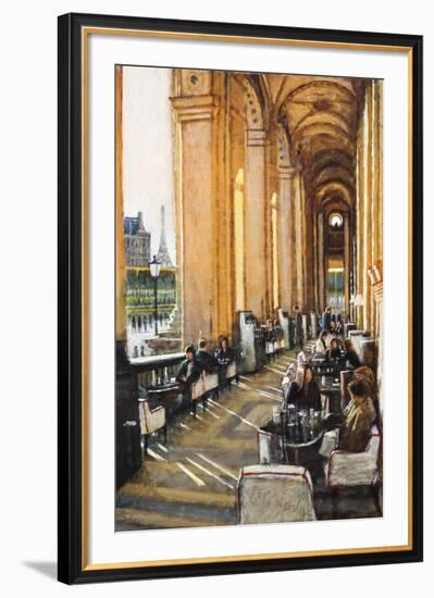 Conversations, Cafe Marley, Paris-Clive McCartney-Framed Giclee Print