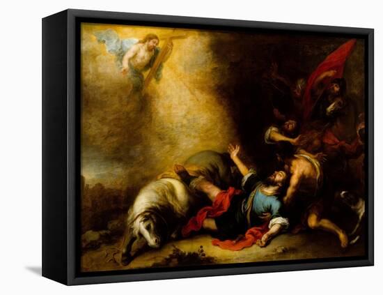 Conversion of Saint Paul-Bartolome Esteban Murillo-Framed Premier Image Canvas