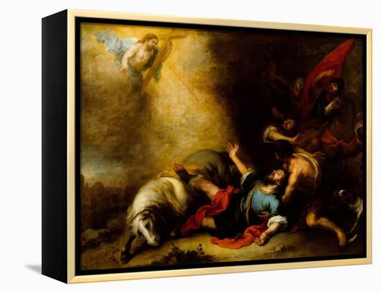 Conversion of Saint Paul-Bartolome Esteban Murillo-Framed Premier Image Canvas