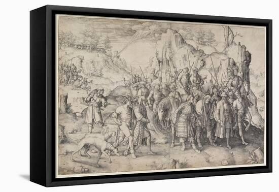 Conversion of St. Paul, 1509-Lucas van Leyden-Framed Premier Image Canvas