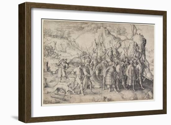 Conversion of St. Paul, 1509-Lucas van Leyden-Framed Giclee Print