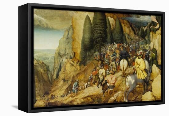 Conversion of St, Paul, 1567-Pieter Bruegel the Elder-Framed Premier Image Canvas