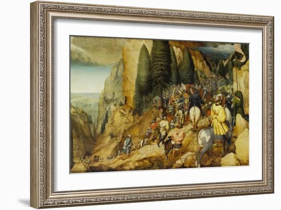 Conversion of St, Paul, 1567-Pieter Bruegel the Elder-Framed Giclee Print