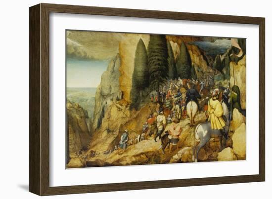 Conversion of St, Paul, 1567-Pieter Bruegel the Elder-Framed Giclee Print