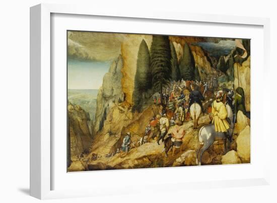 Conversion of St, Paul, 1567-Pieter Bruegel the Elder-Framed Giclee Print