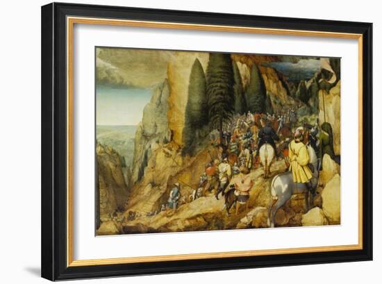 Conversion of St, Paul, 1567-Pieter Bruegel the Elder-Framed Giclee Print