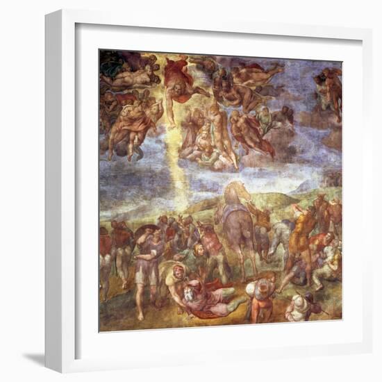 Conversion of St. Paul-Michelangelo Buonarroti-Framed Giclee Print