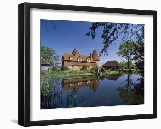 Converted Oast House at Markbeech, Kent, England, United Kingdom, Europe-Nigel Blythe-Framed Photographic Print