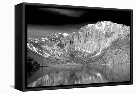 Convict Lake BW-Douglas Taylor-Framed Stretched Canvas