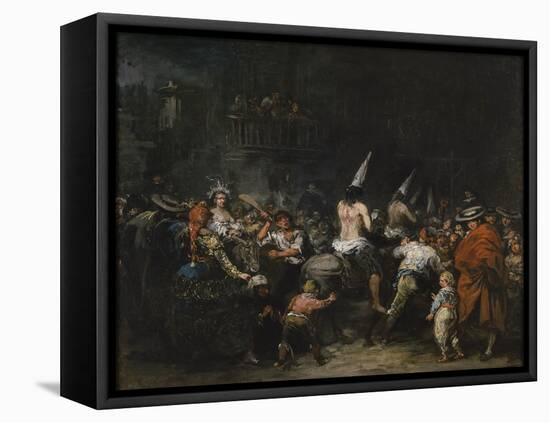 Convicted by the Inquisition, Second Half of the 19th C-Eugenio Lucas Velázquez-Framed Premier Image Canvas