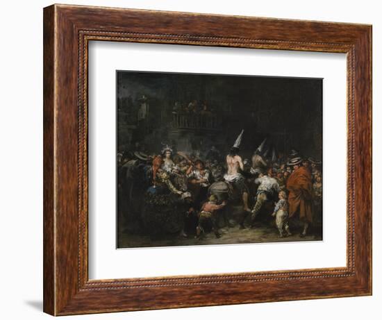 Convicted by the Inquisition, Second Half of the 19th C-Eugenio Lucas Velázquez-Framed Giclee Print