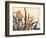 Convolvulus and Tree Frog-Hokusai Hokusai-Framed Art Print