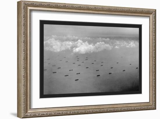 Convoy at Sea-U.S. Gov'T Navy-Framed Art Print