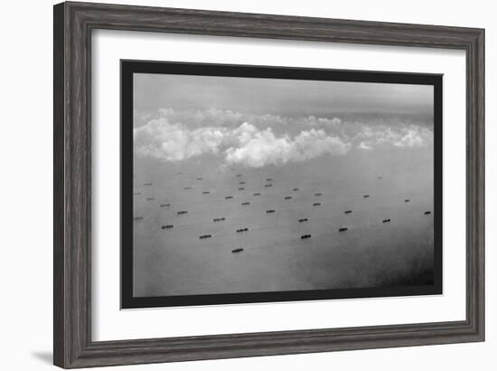 Convoy at Sea-U.S. Gov'T Navy-Framed Art Print