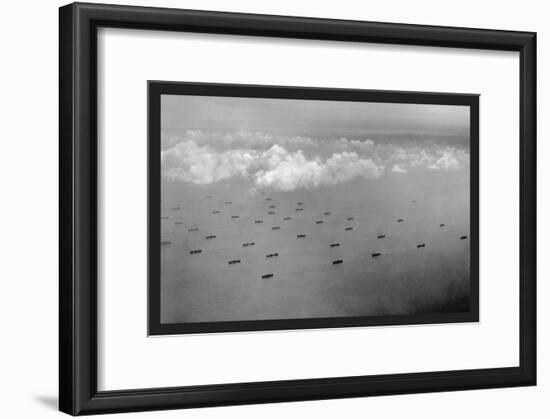 Convoy at Sea-U.S. Gov'T Navy-Framed Art Print