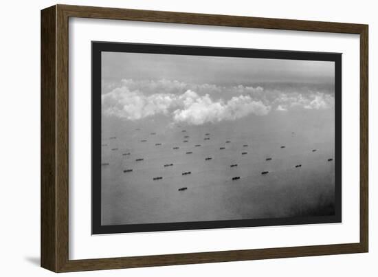 Convoy at Sea-U.S. Gov'T Navy-Framed Art Print