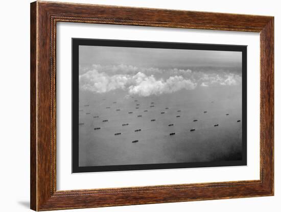 Convoy at Sea-U.S. Gov'T Navy-Framed Art Print