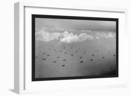 Convoy at Sea-U.S. Gov'T Navy-Framed Art Print