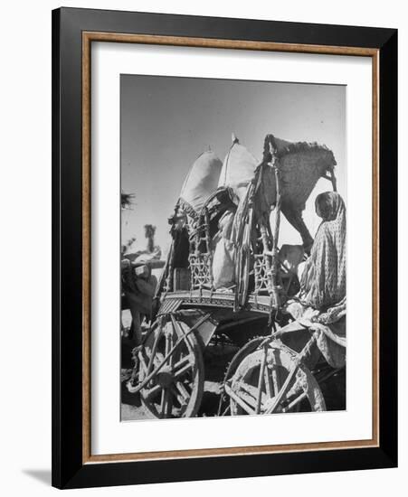 Convoy of Sikhs Migrating to East Punjab after the Division of India-null-Framed Photographic Print