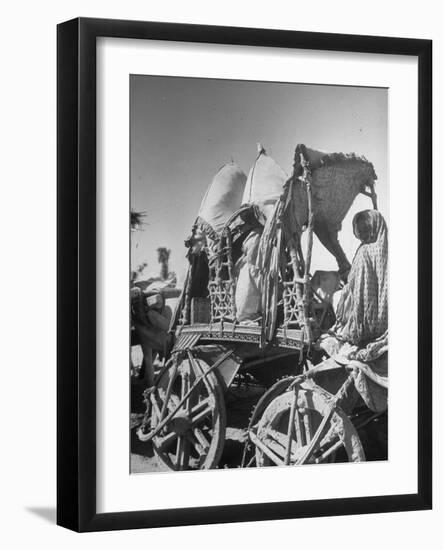 Convoy of Sikhs Migrating to East Punjab after the Division of India-null-Framed Photographic Print