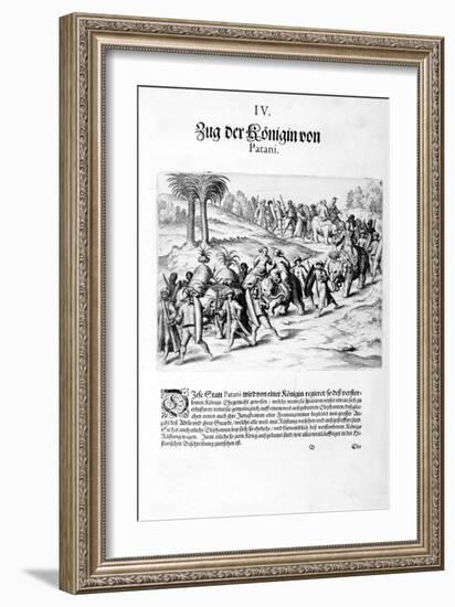 Convoy of the Queen. 1606-Theodore de Bry-Framed Giclee Print