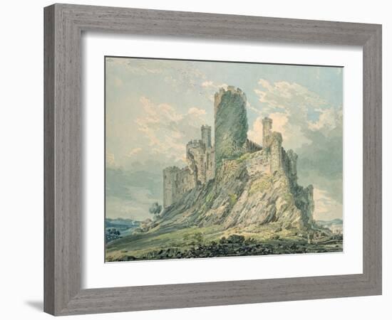 Conway Castle, 18th Century-Thomas Girtin-Framed Giclee Print