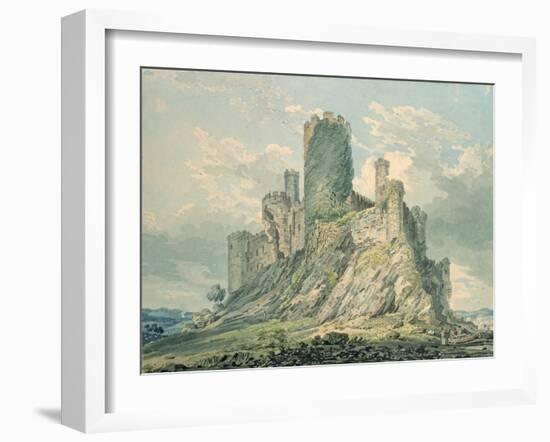 Conway Castle, 18th Century-Thomas Girtin-Framed Giclee Print