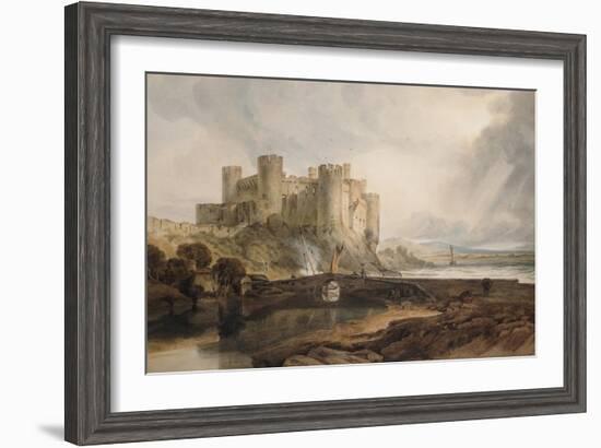 Conway Castle, circa 1802-JMW Turner-Framed Giclee Print