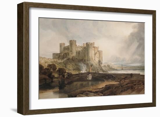 Conway Castle, circa 1802-JMW Turner-Framed Giclee Print