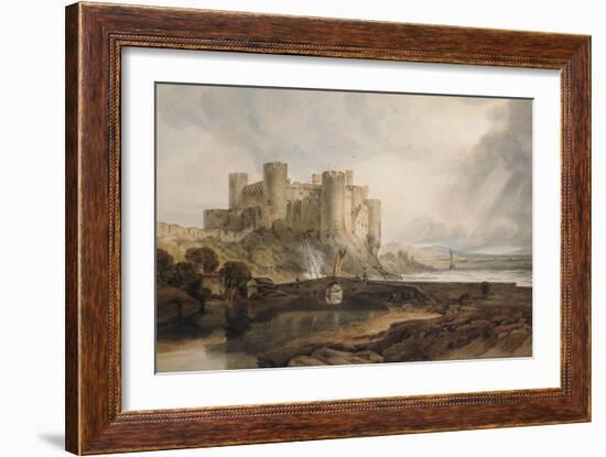 Conway Castle, circa 1802-JMW Turner-Framed Giclee Print