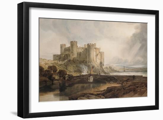 Conway Castle, circa 1802-JMW Turner-Framed Giclee Print