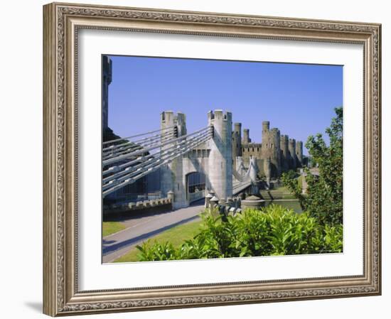 Conway Castle, Gwynedd, North Wales, UK-Nigel Francis-Framed Photographic Print