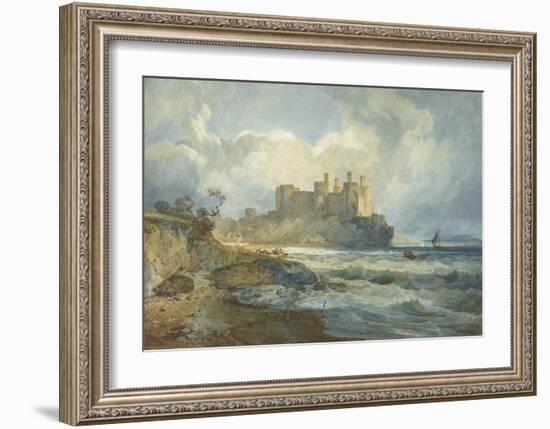 Conway Castle, North Wales-Joseph Mallord William Turner-Framed Art Print