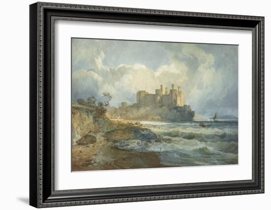 Conway Castle, North Wales-Joseph Mallord William Turner-Framed Art Print