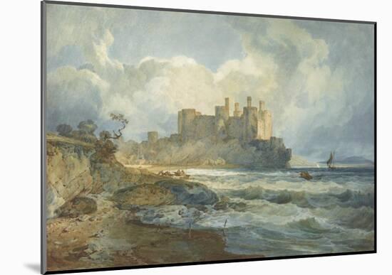 Conway Castle, North Wales-Joseph Mallord William Turner-Mounted Art Print